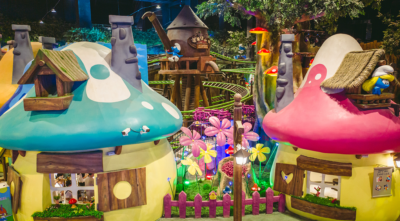 smurfs pano3 Smurfs Theme Park Shanghai